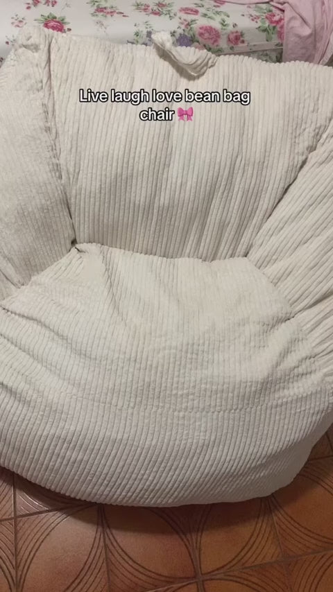 bean bag chair#color_beige
