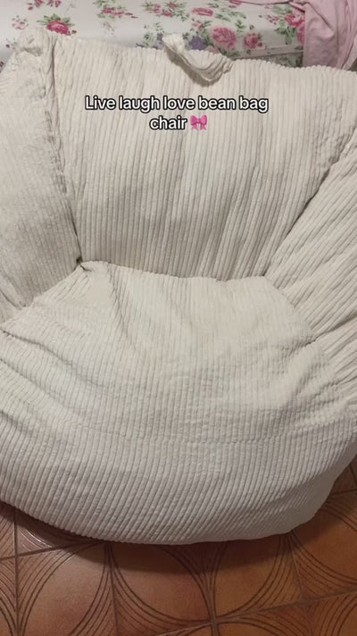 bean bag chair#color_beige
