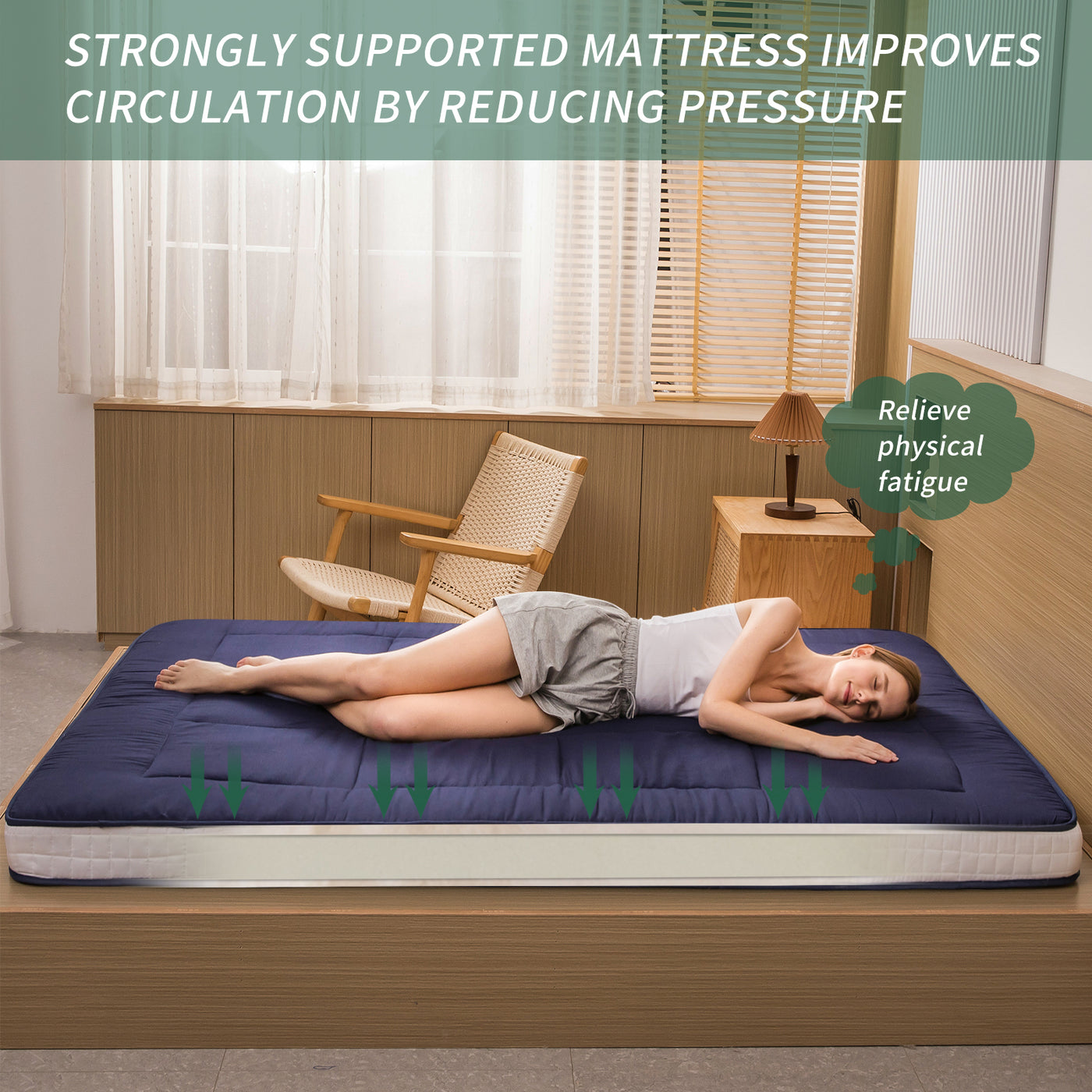 futon mattress#color_navy