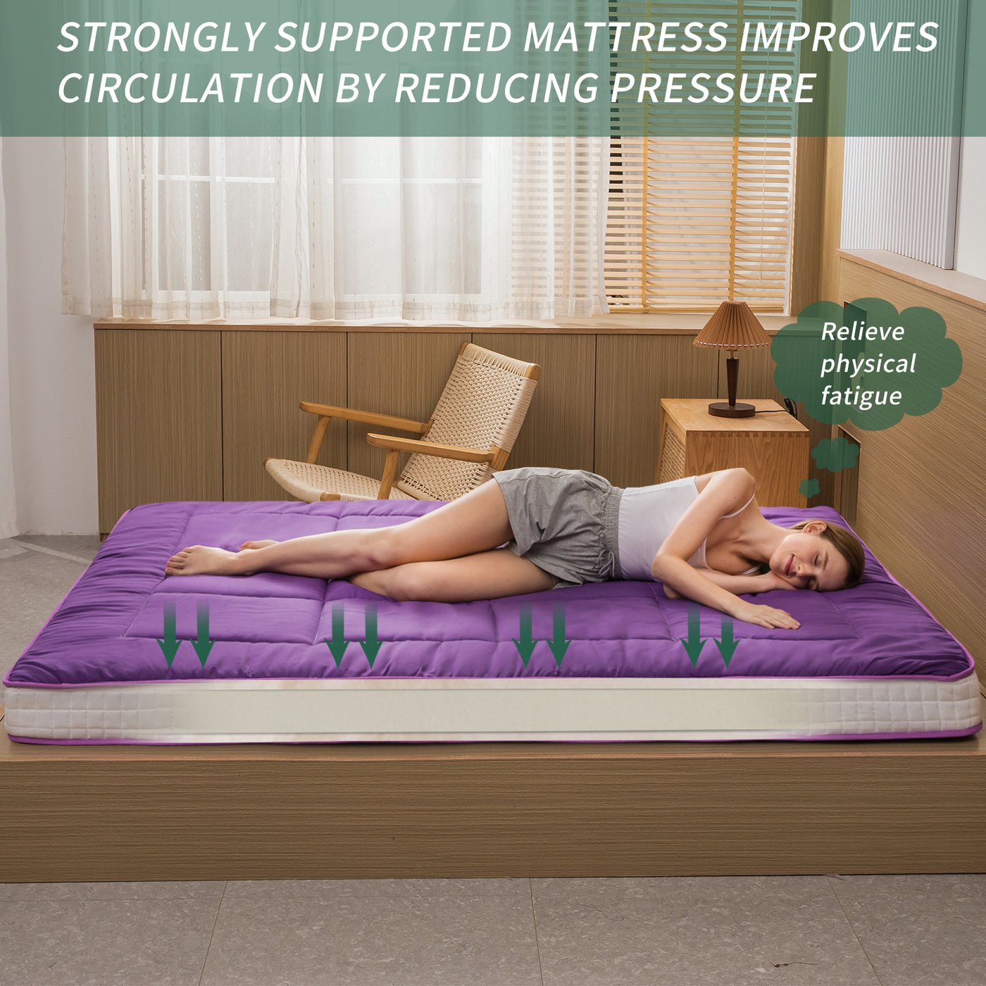 futon mattress#color_purple