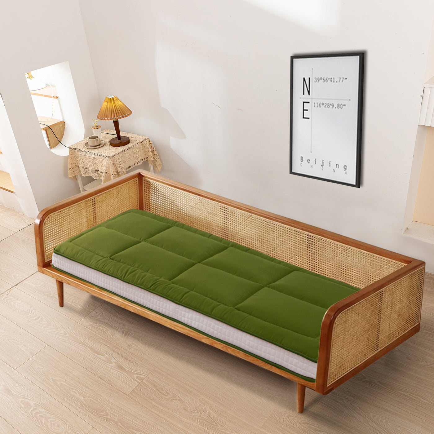 futon mattress#color_green