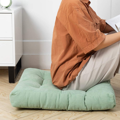 MAXYOYO Solid Square Seat Cushion, Grass Green, 22x22 inch