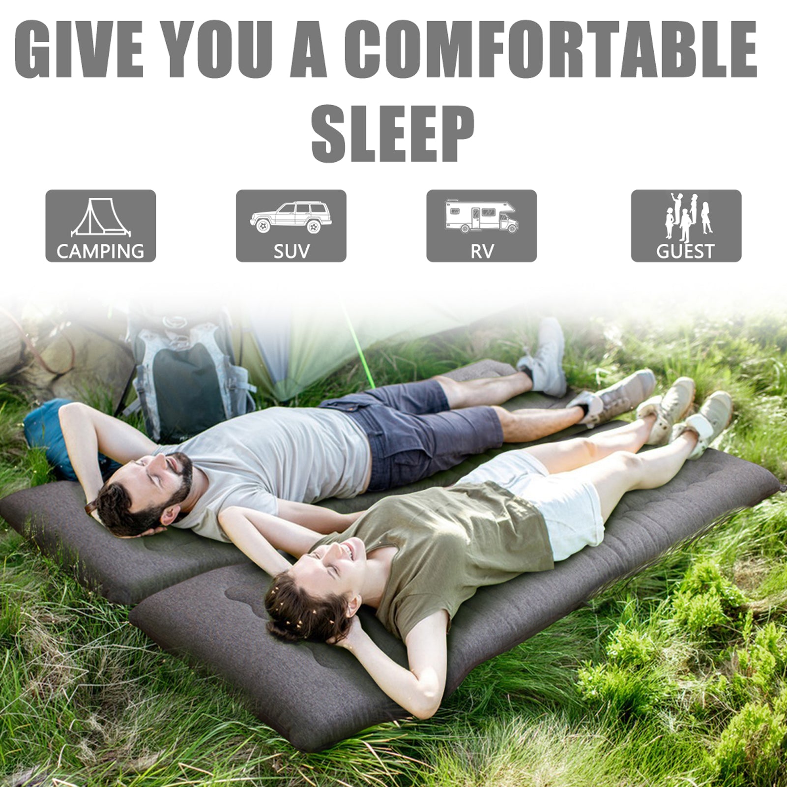 Camping futon mattress sale