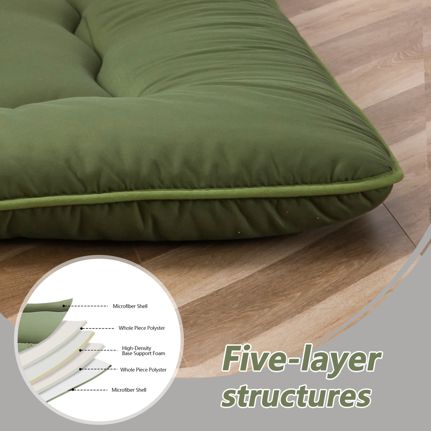 floor mattress#color_green