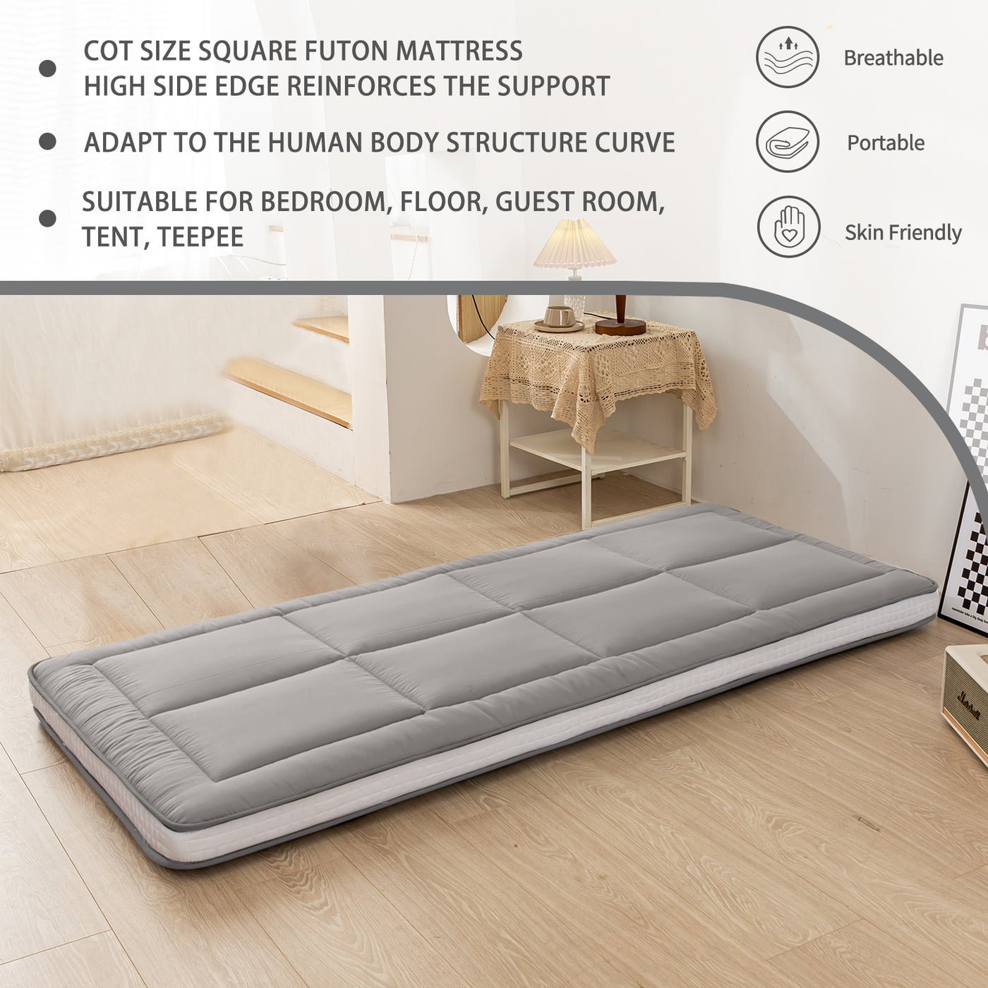 futon mattress#color_dark-grey