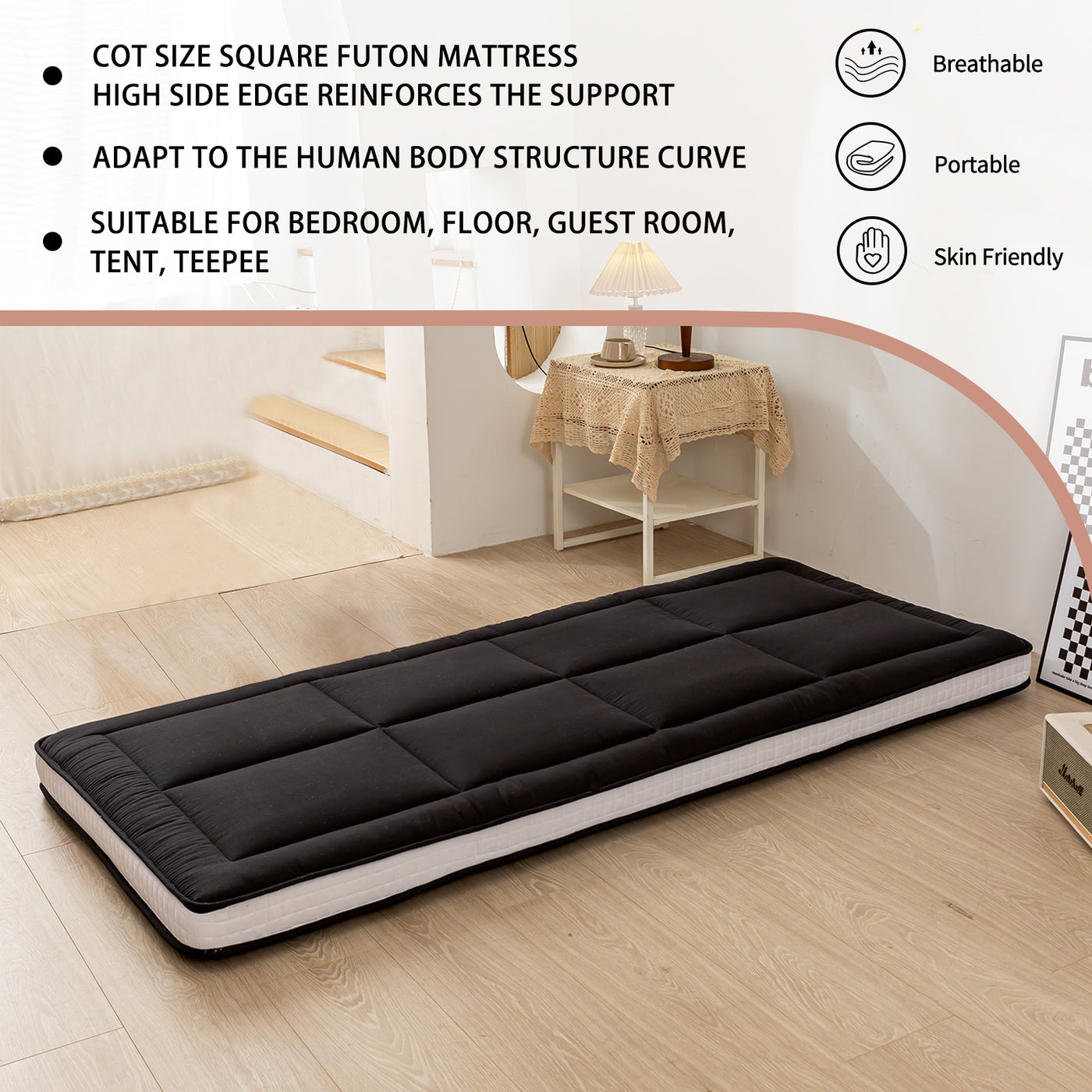 futon mattress#color_black