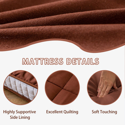 futon mattress#color_coffee