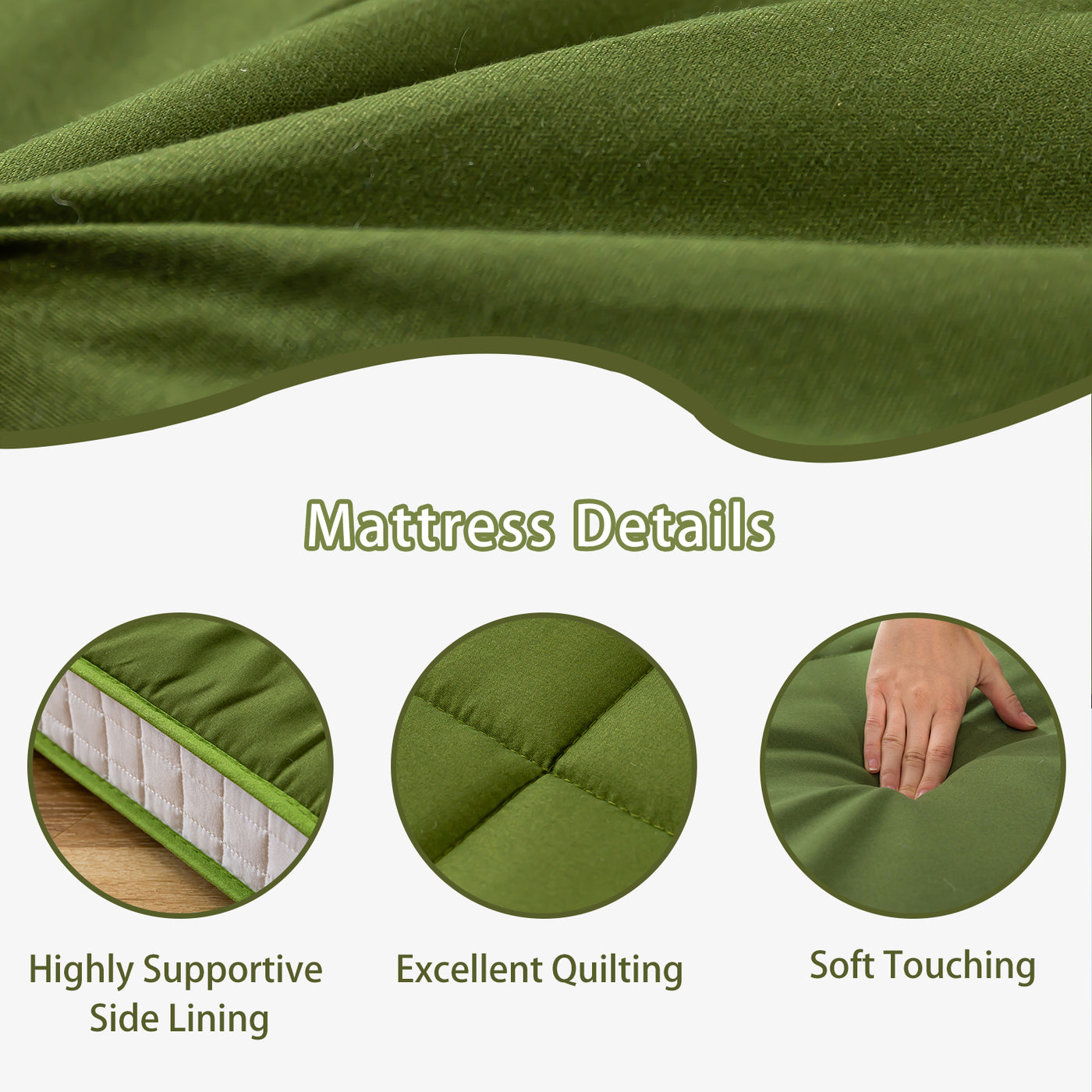 futon mattress#color_green