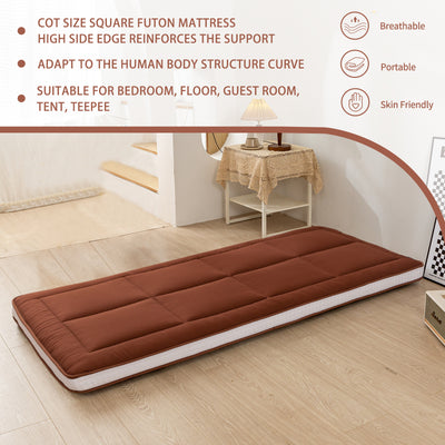 futon mattress#color_coffee