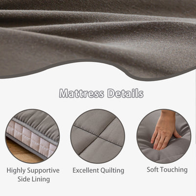 futon mattress#color_dark-grey