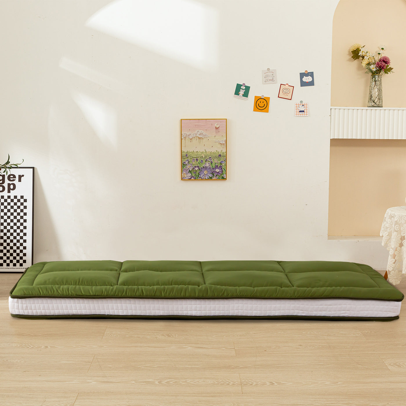 futon mattress#color_green