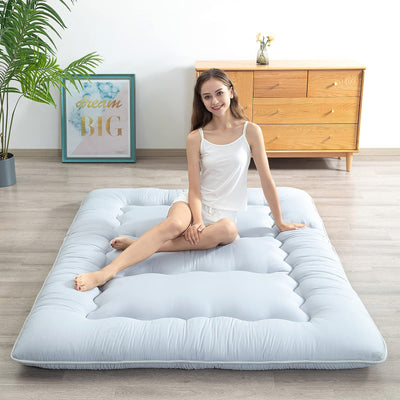 MAXYOYO Traditional Japanese Futon Mattress, Grey