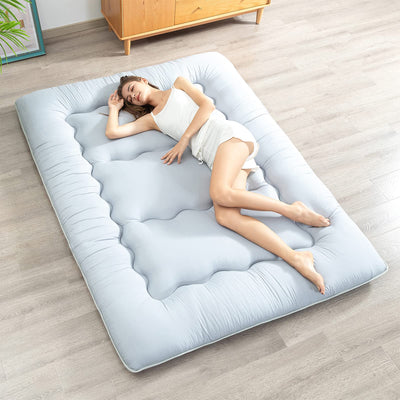 MAXYOYO Traditional Japanese Futon Mattress, Grey